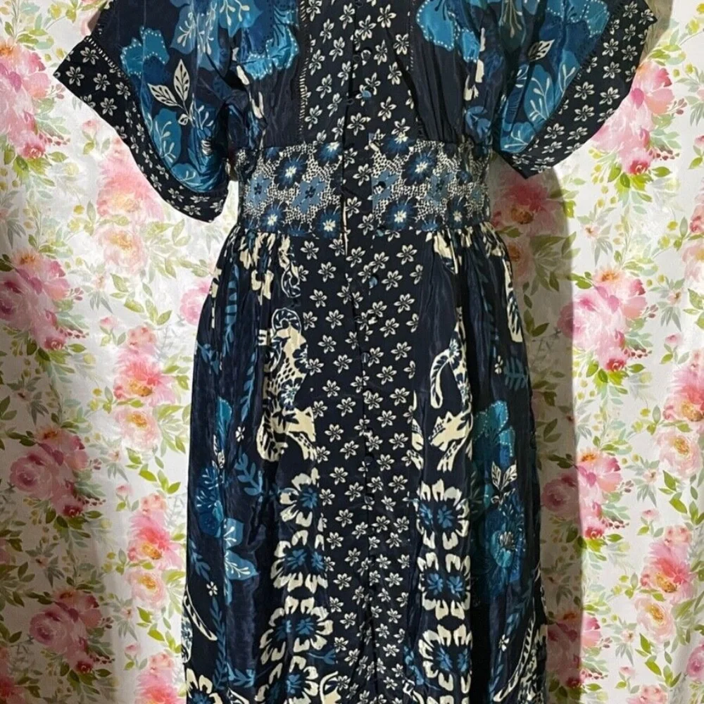Farm Rio Deep V Midi Dress-A705_2